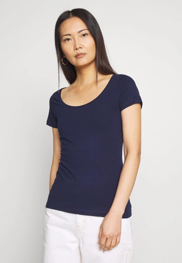 T-Shirt ANNA FIELD Anna Field 2 Pack Bleu Marine Femme | MCQ-5493361